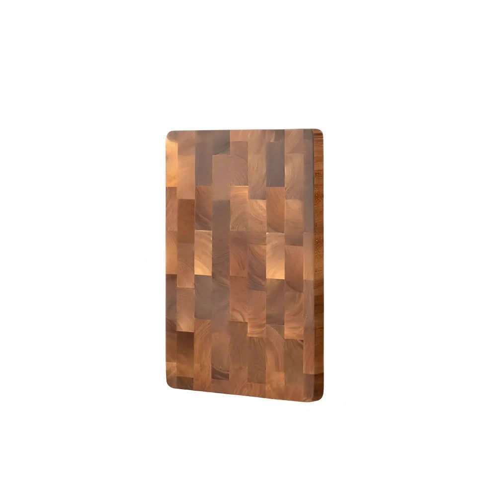 Acacia Wood Cutting Board with Block Pattern