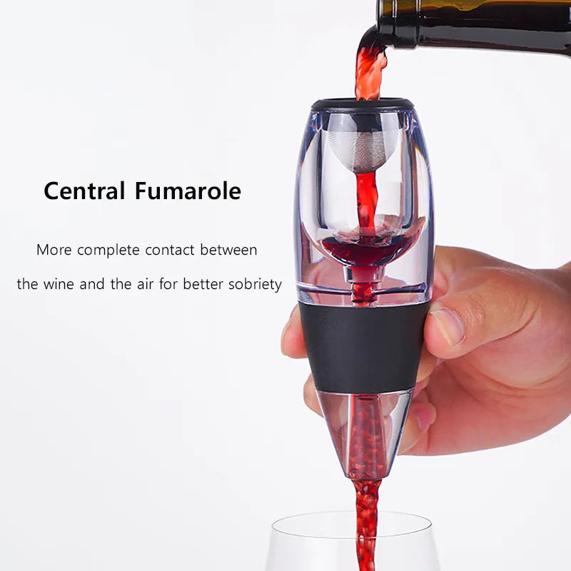 AeroWine Wine Aerator Set with Stand for Enhanced Flavor & Aroma