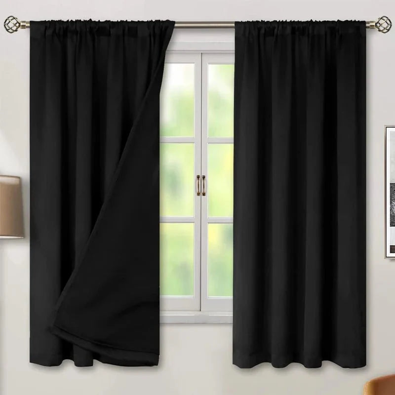 Blackout & Waterproof Curtains with Thermal Insulated Lining