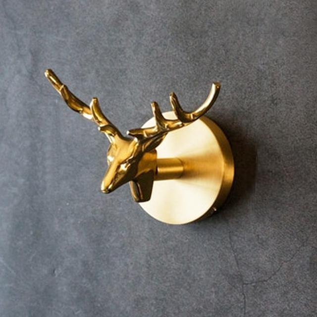 Brass Bird Wall Hook with Decorative Design