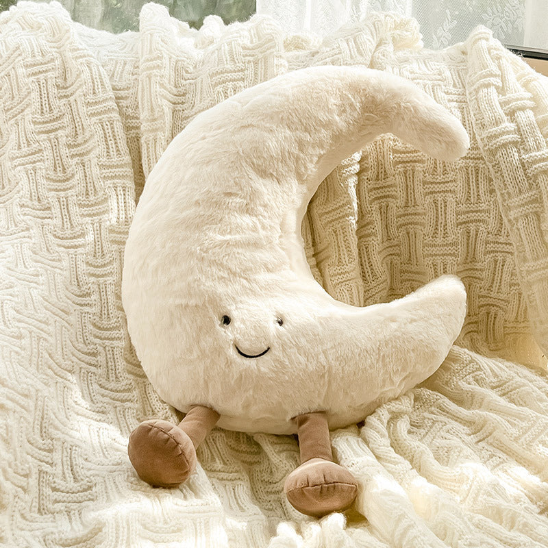 Celestial Moon Plush Accent Cushion