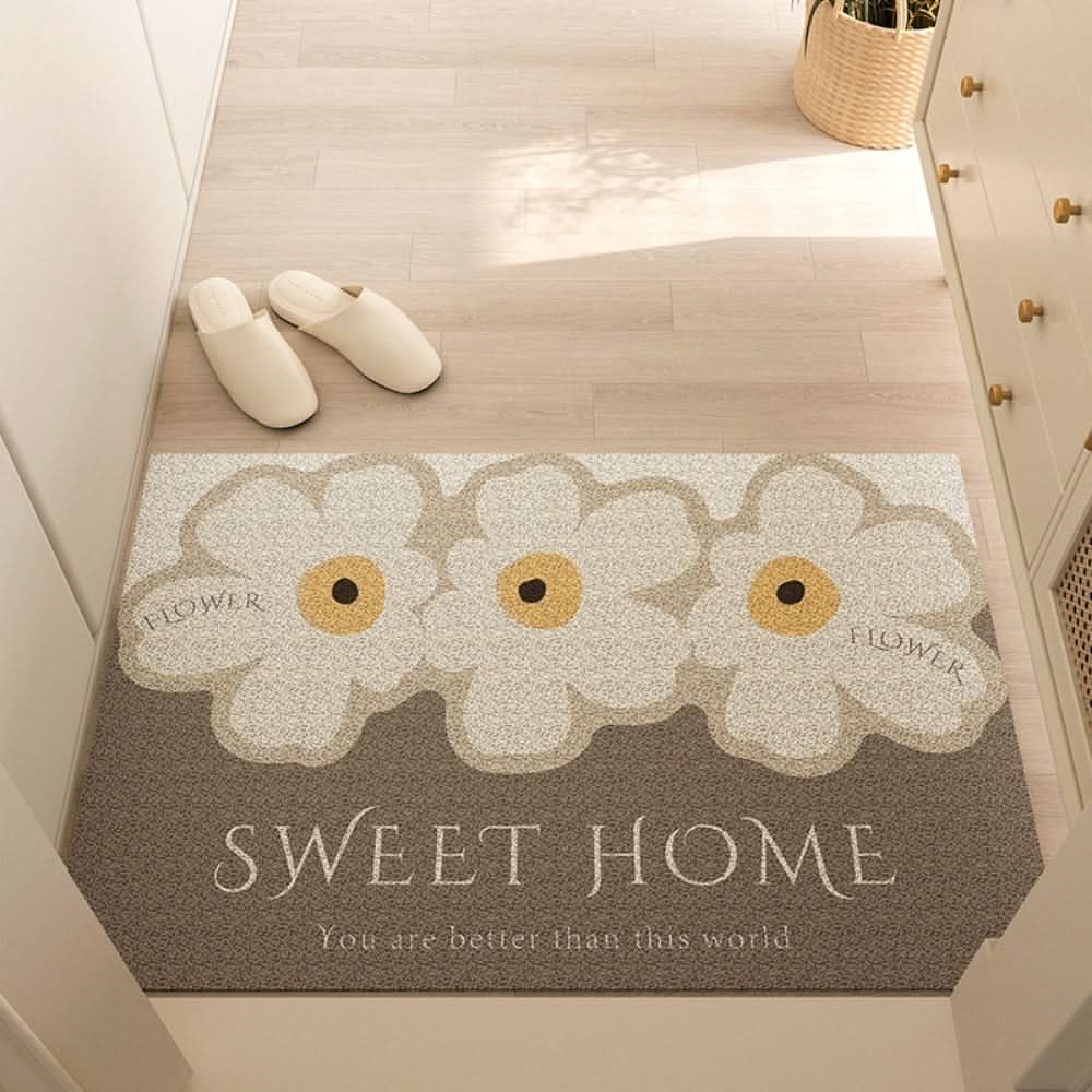 Decorative Door Mat With Non-Slip Backing