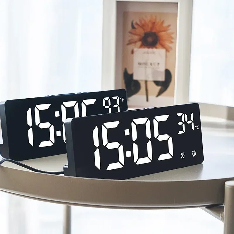 Digital Alarm Clock with LED Display and Voice Control