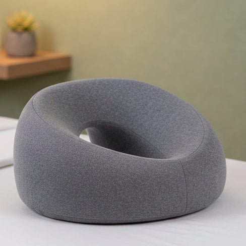 Ergonomic Face Down Pillow with Memory Foam Core