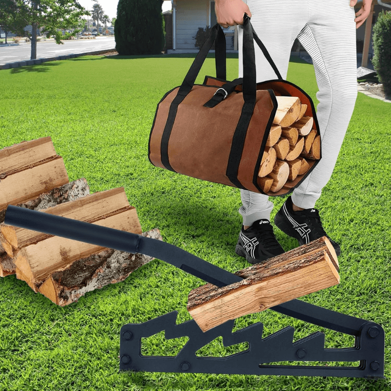 Firewood Kindling Splitter for Safe and Effortless Wood Preparation