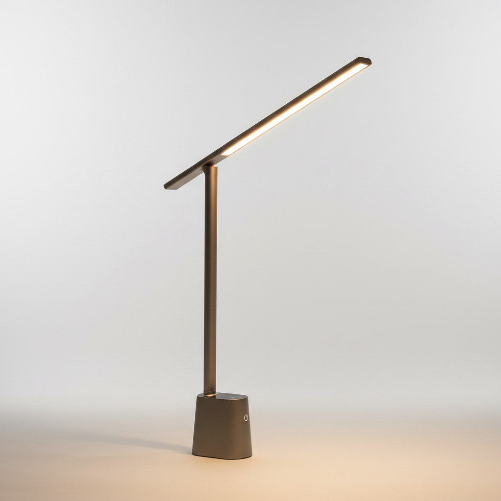 Foldable LED Desk Lamp with Dimmable Light