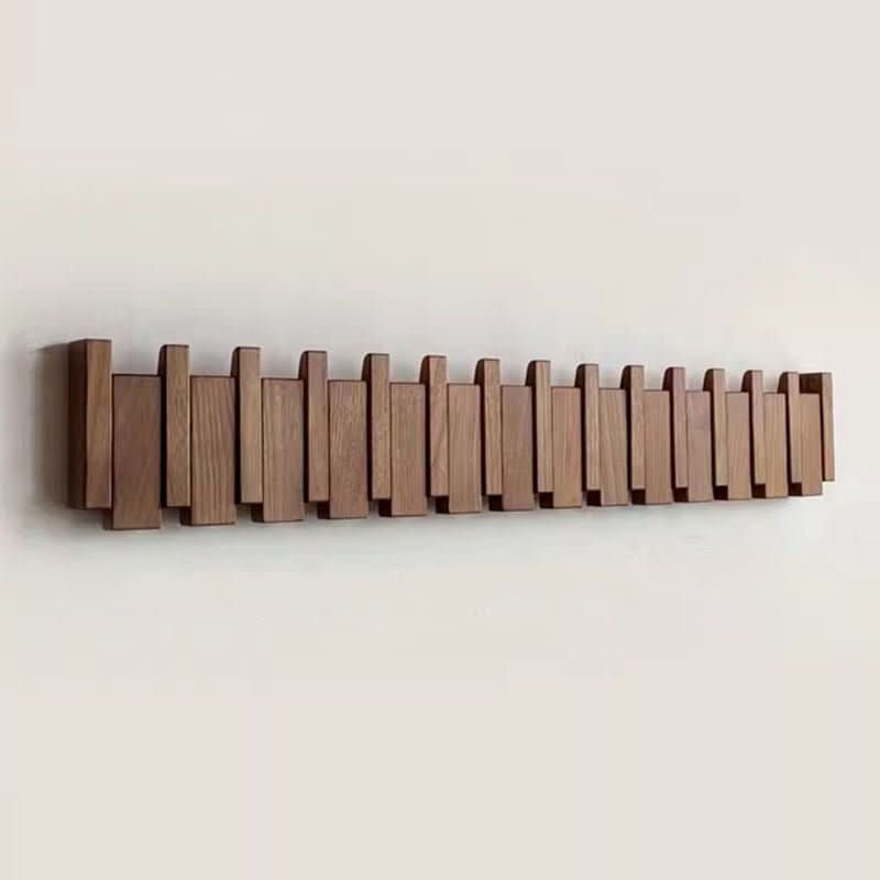Foldable Wooden Coat Rack for Modern Space-Saving Storage