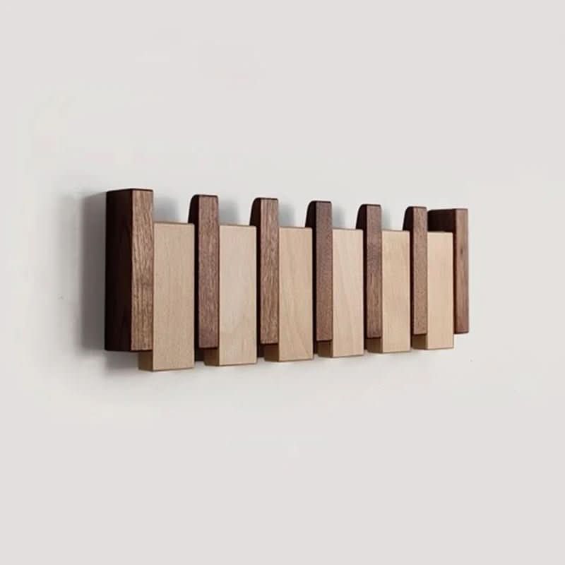 Foldable Wooden Coat Rack for Modern Space-Saving Storage