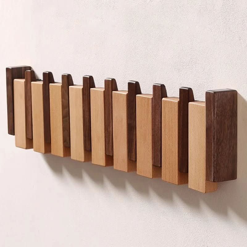 Foldable Wooden Coat Rack for Modern Space-Saving Storage