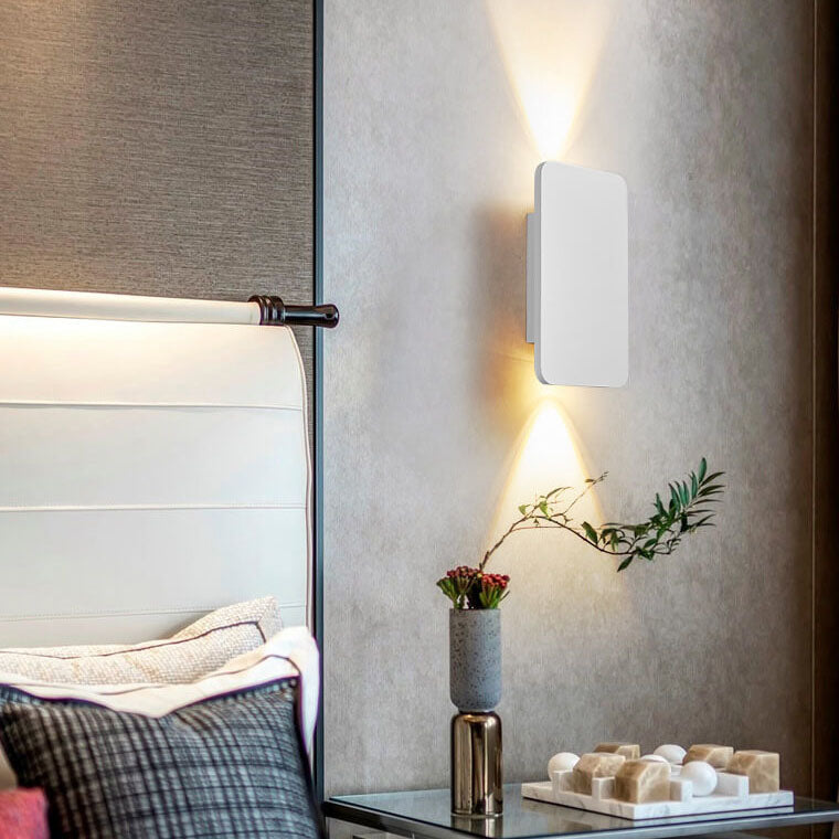 Gold Wall Sconce with Up Down LED Light
