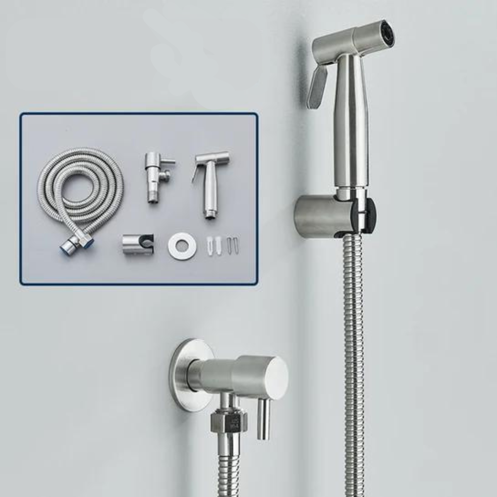 Handheld Bidet Sprayer Set with Hose and Wall Mount