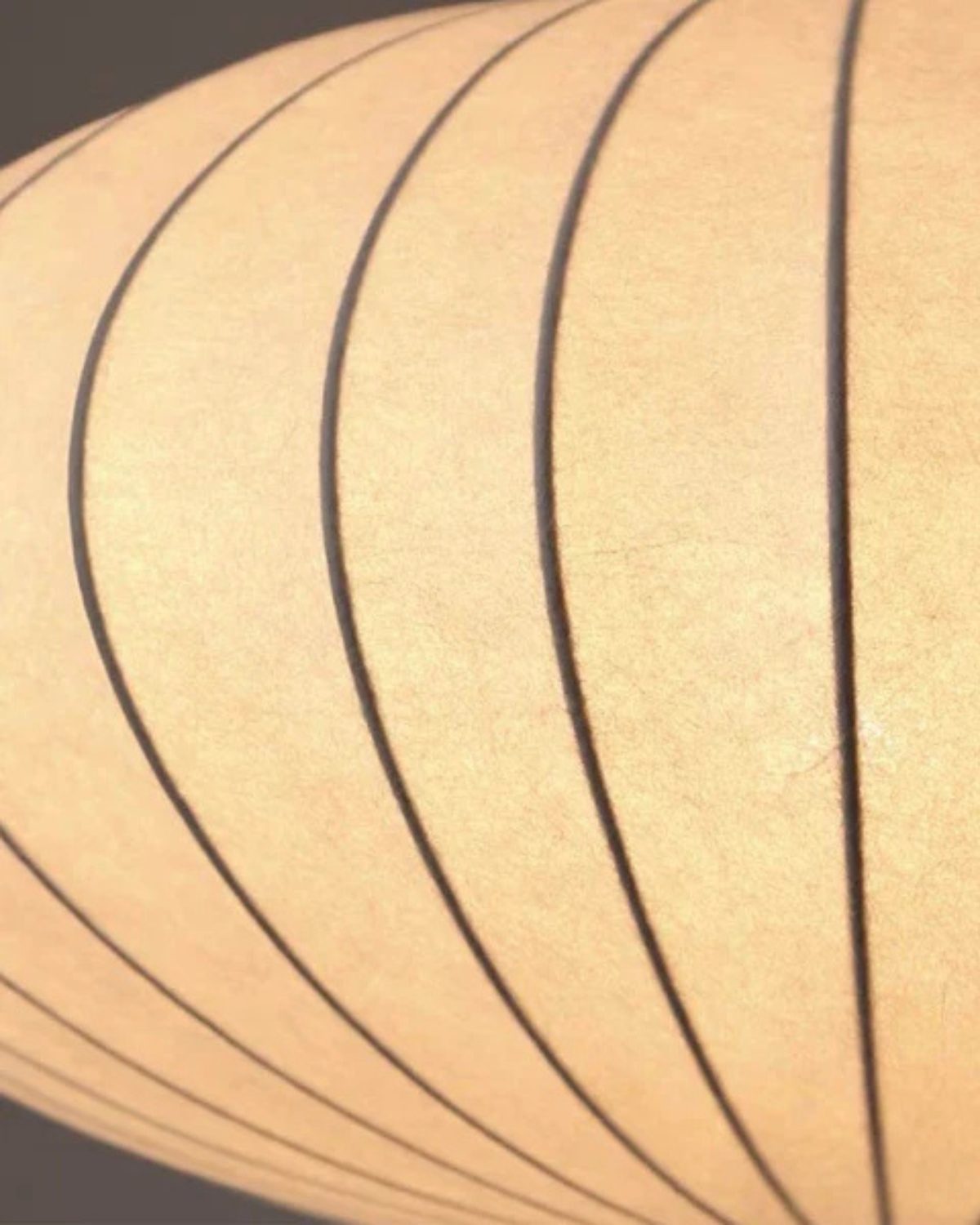 Japanese Fabric Pendant Light with Soft Round Shade