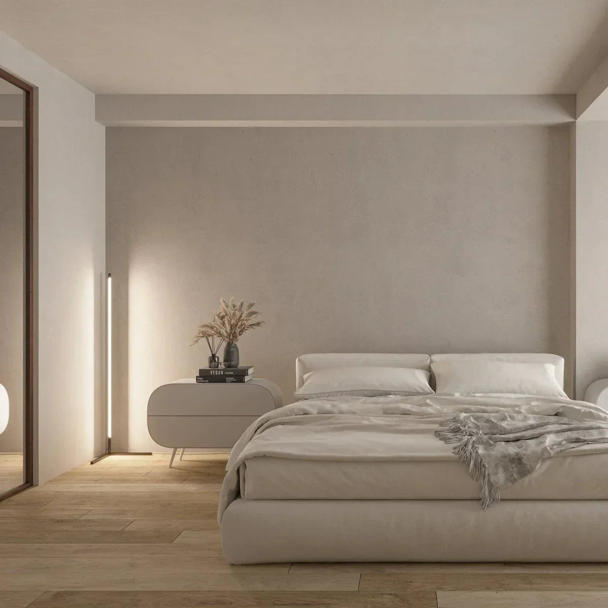 LED Corner Floor Lamp with Ambient Light Strip
