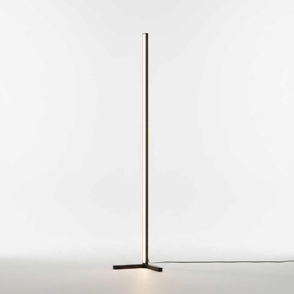 LED Corner Floor Lamp with Ambient Light Strip