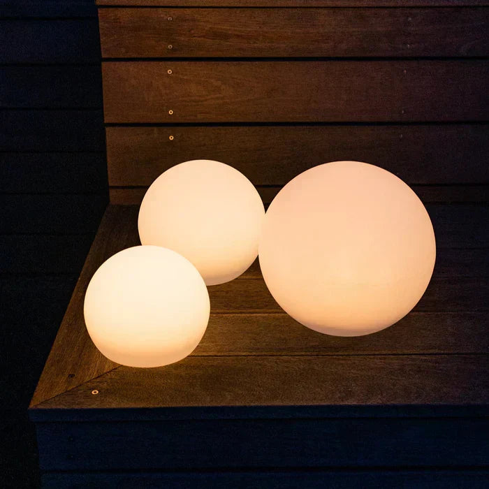 LED Globe Light with Rechargeable Color Glow