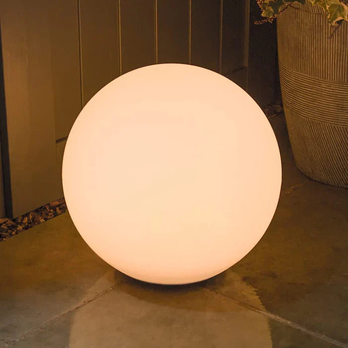 LED Globe Light with Rechargeable Color Glow
