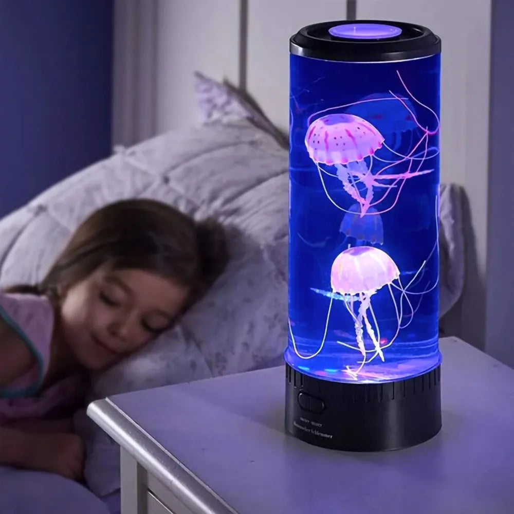 LED Jellyfish Lamp with Color Changing Light