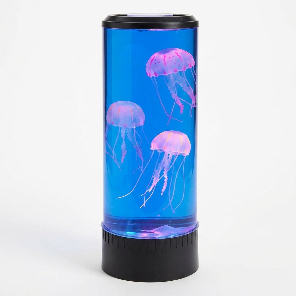 LED Jellyfish Lamp with Color Changing Light