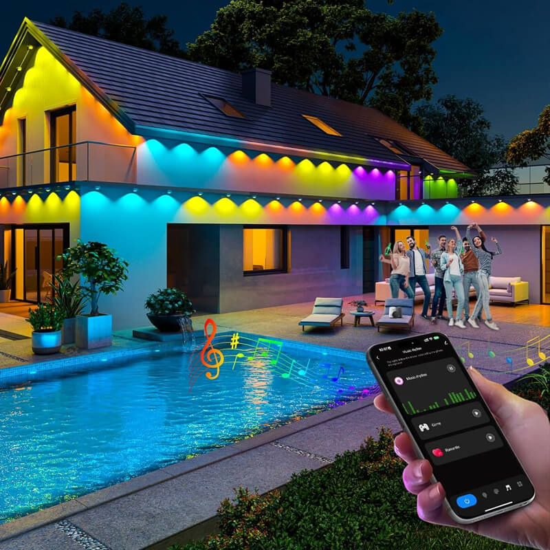 LED String Lights for Bright Outdoor Decoration and Ambience