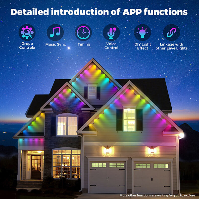 LED String Lights for Bright Outdoor Decoration and Ambience