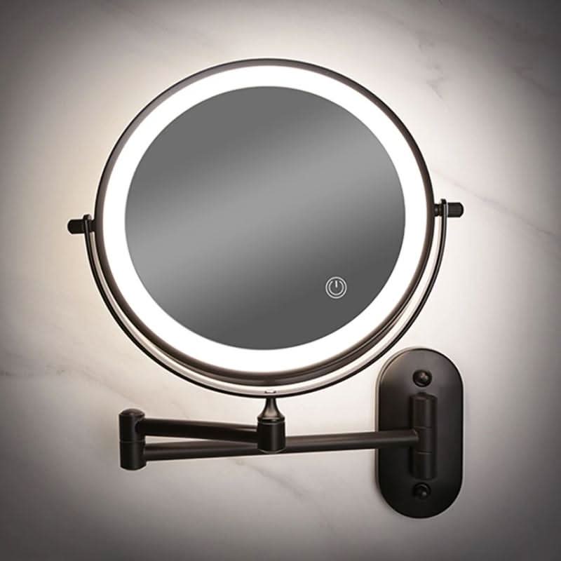 LED Wall Mirror with Touch Light and Arm