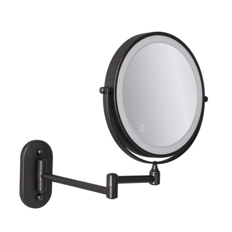 LED Wall Mirror with Touch Light and Arm