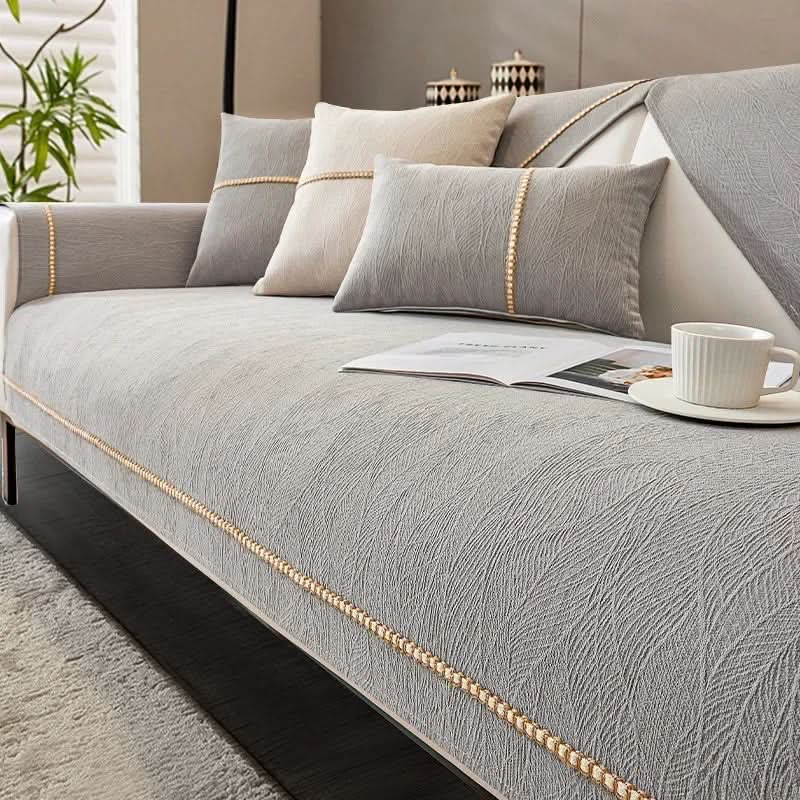 LinenLux Sofa Cover for Elegant Protection and Everyday Comfort