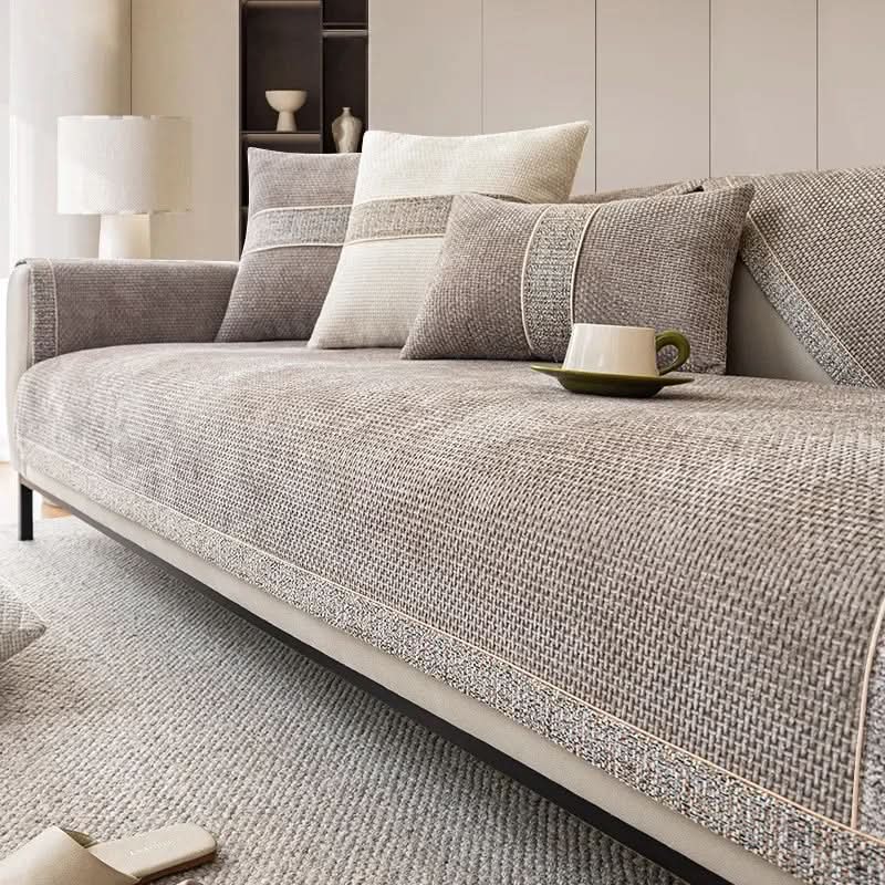 LinenLux Sofa Cover for Elegant Protection and Everyday Comfort