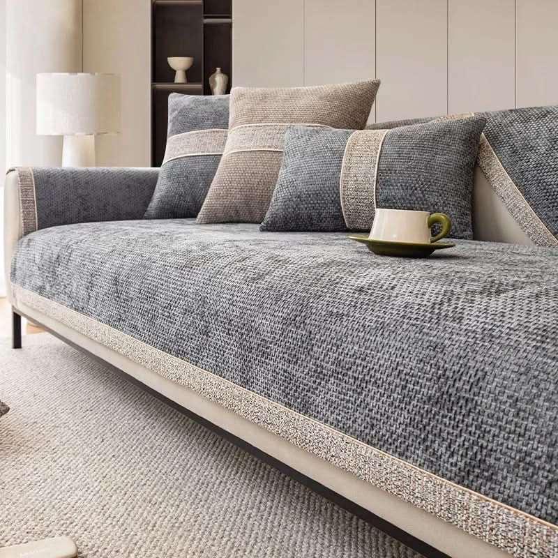 LinenLux Sofa Cover for Elegant Protection and Everyday Comfort