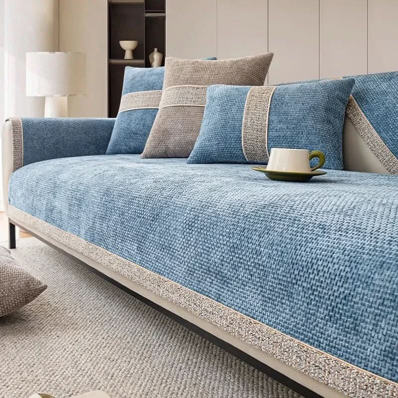 LinenLux Sofa Cover for Elegant Protection and Everyday Comfort