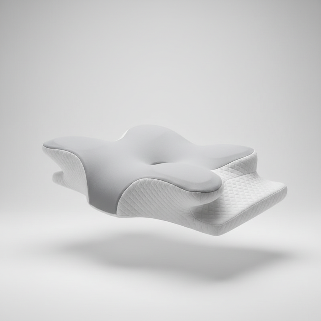 Memory Foam Pillow with Ergonomic Contour Design