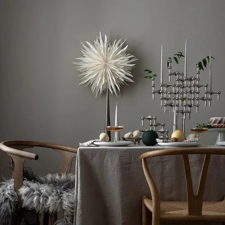 Metal Candle Holder for Modern Sculptural Decor
