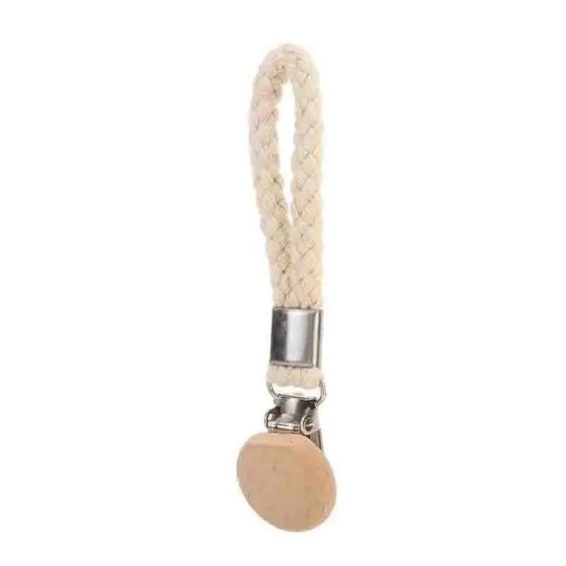 Metal Towel Clip with Rope Loop Hanging Design