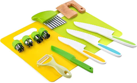 Mini Chef Kids Cooking Set for Safe & Fun Kitchen Learning