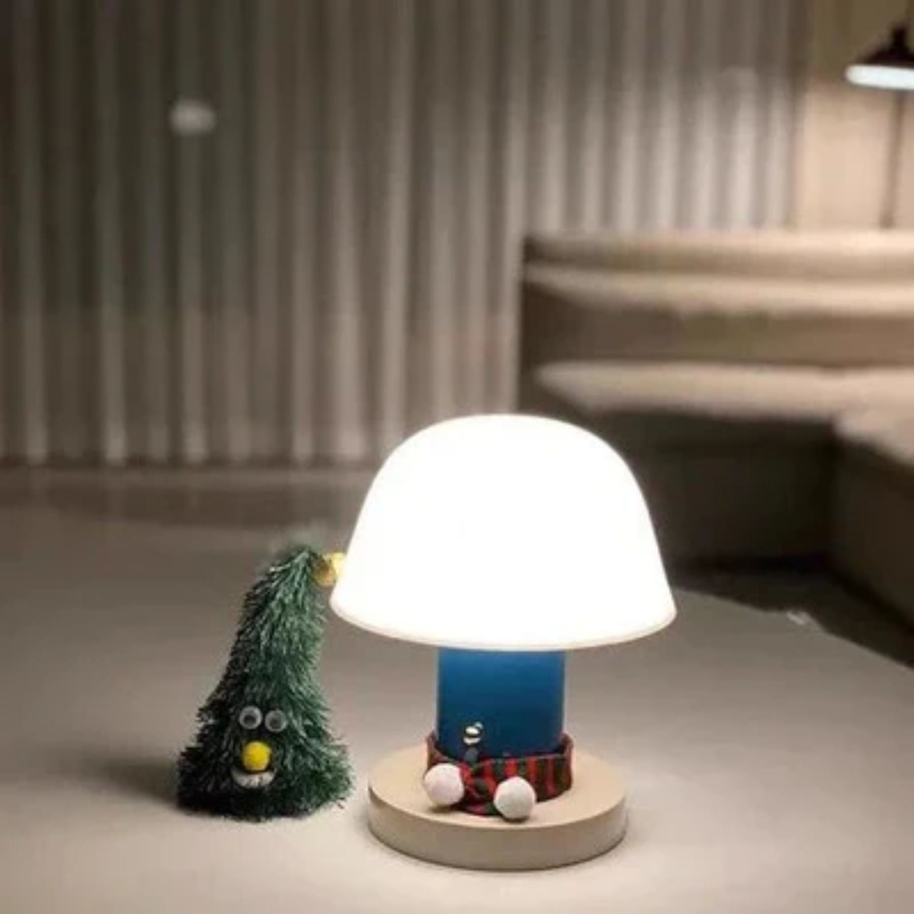 Mini Mushroom Table Lamp with Touch Dimming