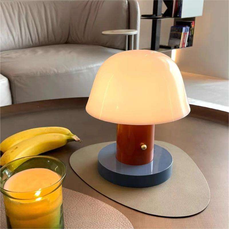 Mini Mushroom Table Lamp with Touch Dimming