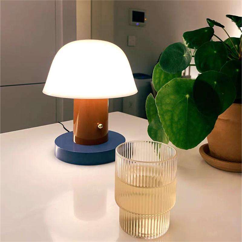 Mini Mushroom Table Lamp with Touch Dimming