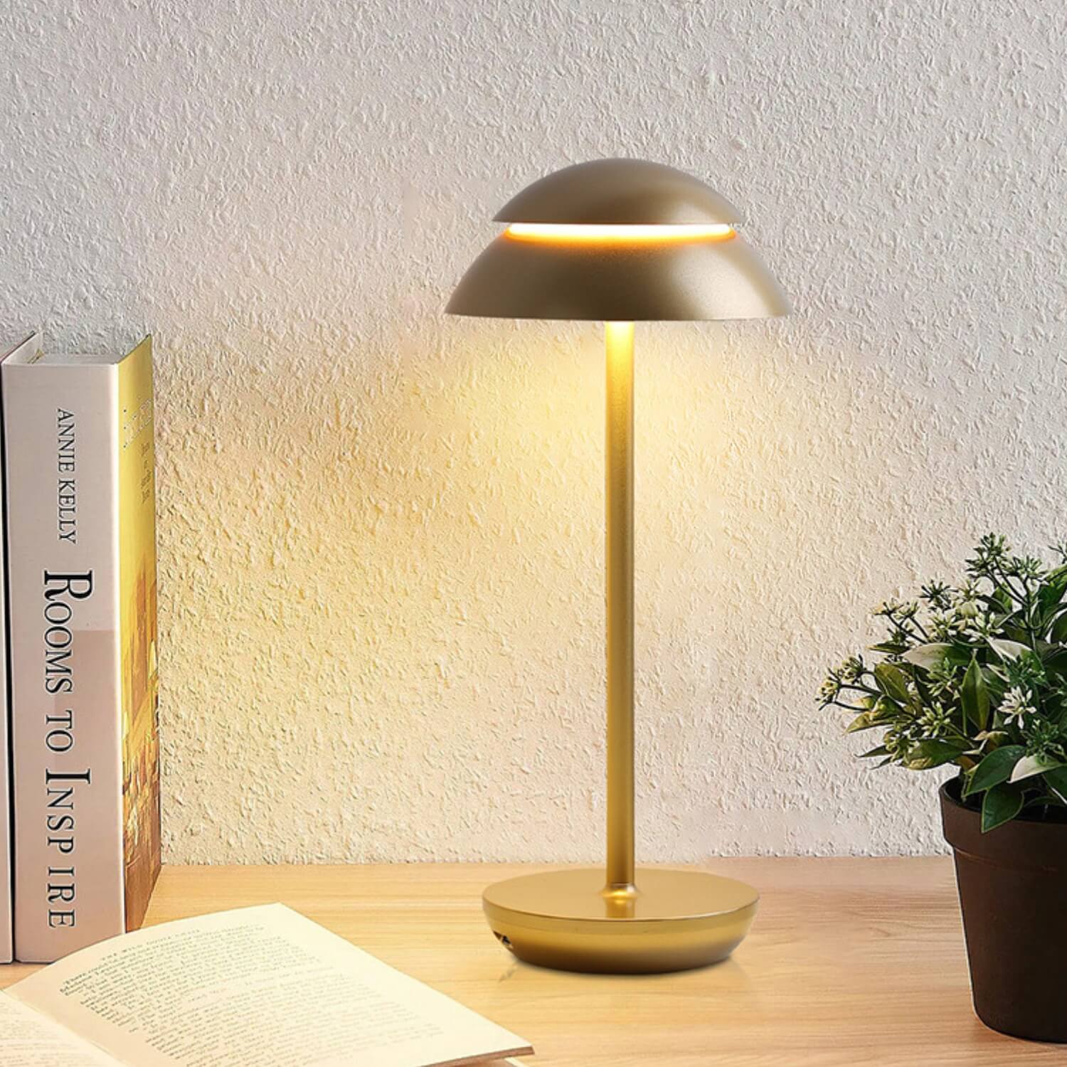 Minimalist Mushroom Wireless Table Lamp