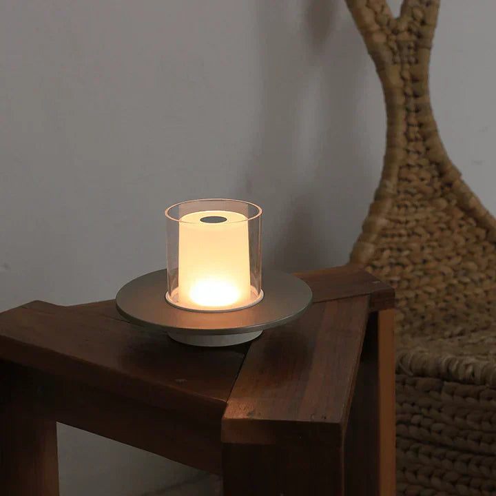 Modern Candle Warmer Lamp with Glass Cover