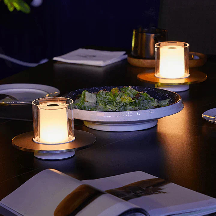 Modern Candle Warmer Lamp with Glass Cover