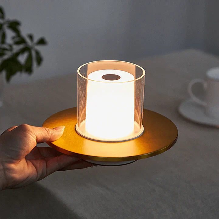 Modern Candle Warmer Lamp with Glass Cover