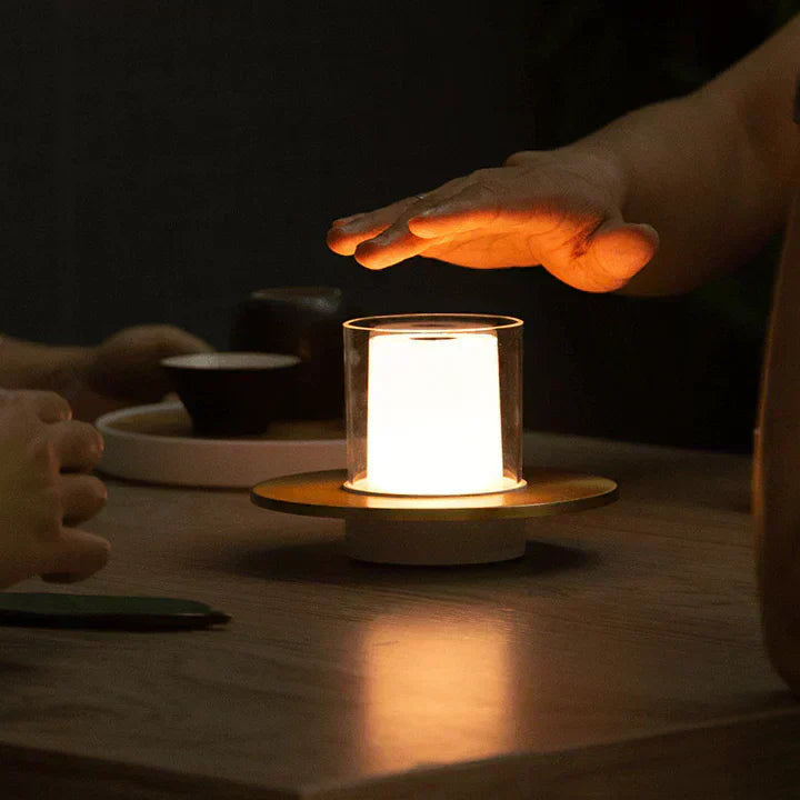 Modern Candle Warmer Lamp with Glass Cover