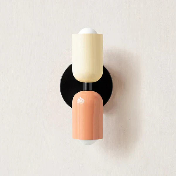Modern Garden Wall Light with Dual LED Glow
