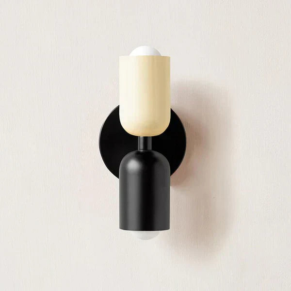 Modern Garden Wall Light with Dual LED Glow