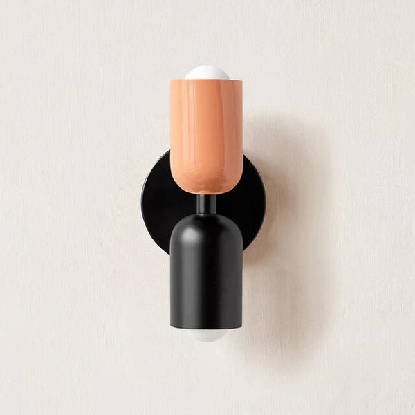 Modern Garden Wall Light with Dual LED Glow