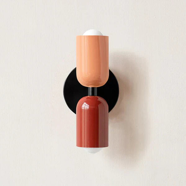 Modern Garden Wall Light with Dual LED Glow