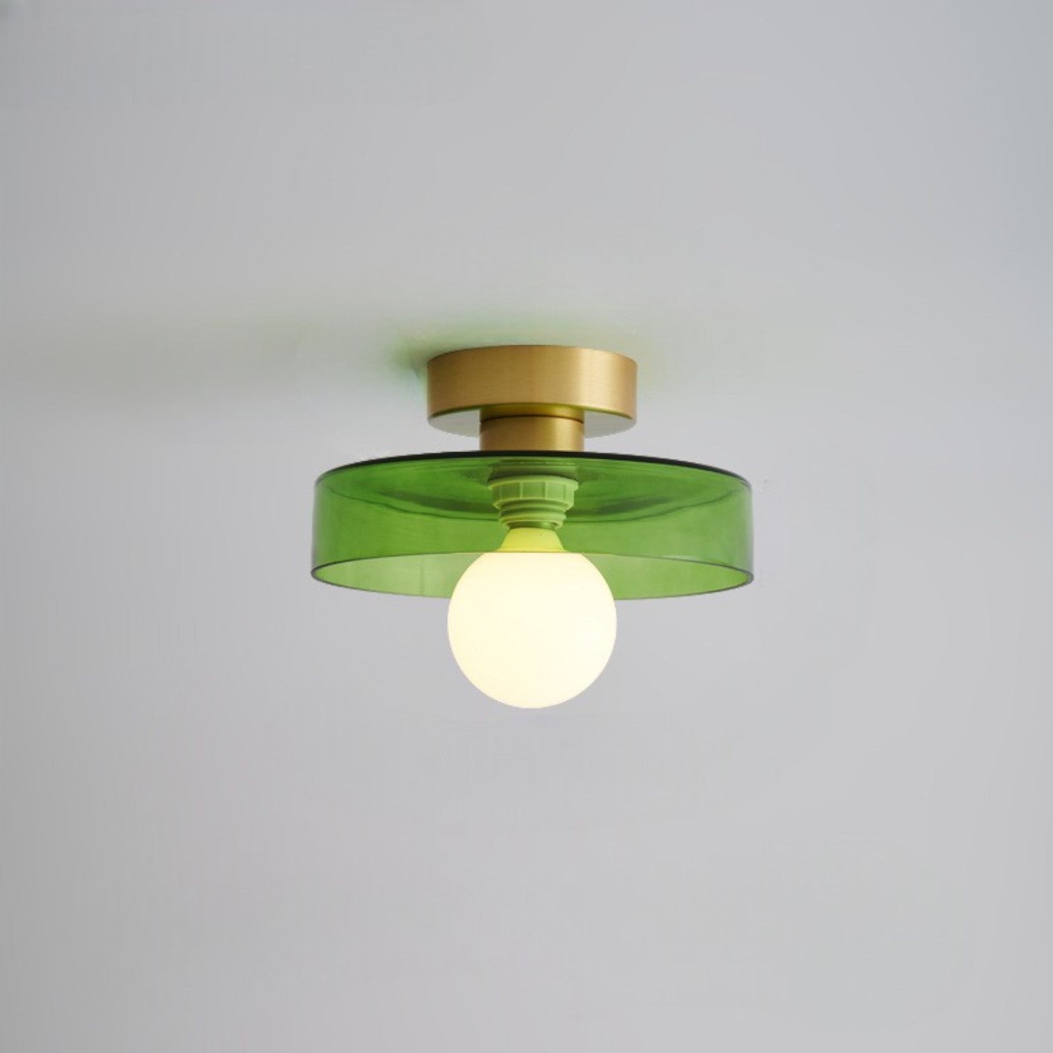Modern Glass Ceiling Light with Bauhaus Style
