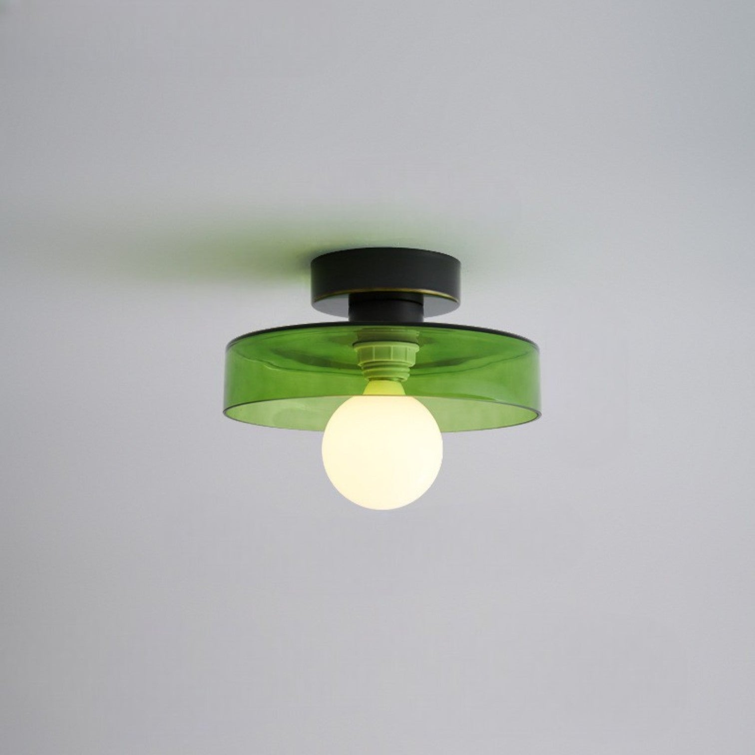 Modern Glass Ceiling Light with Bauhaus Style