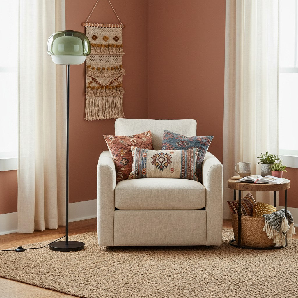 Modern Glass Floor Lamp for Elegant Ambient Lighting