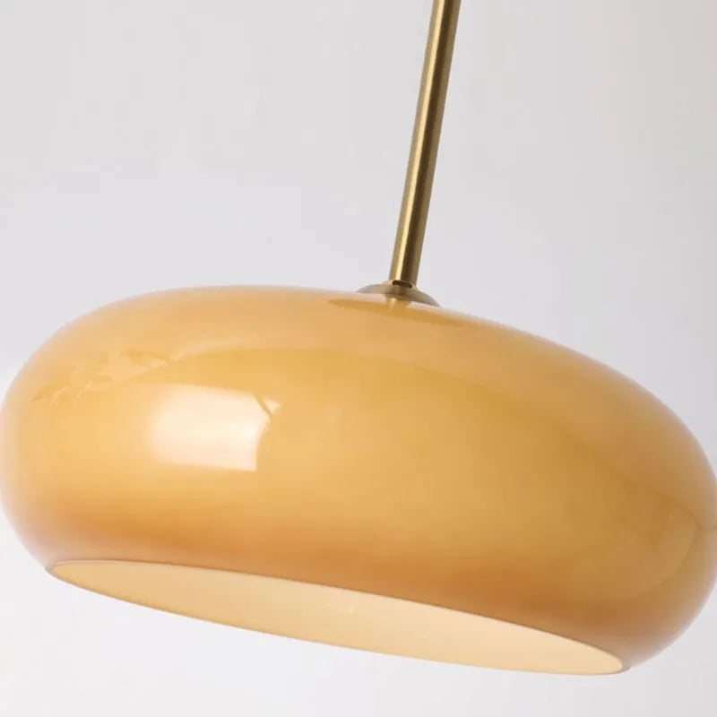 Modern Glass Flush Mount Ceiling Light